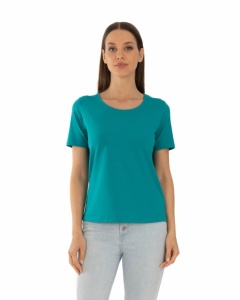 T.2501 TROPICAL Green, Tricou Dama KNOX, Clasic