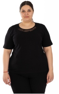 T.2699 Negru, Tricou Dama KNOX, Extra - Large - Img 1