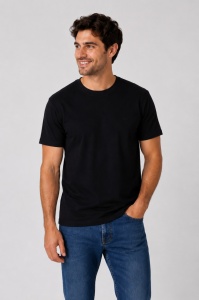 T.4500 NEGRU, Tricou Barbati KNOX, Clasic