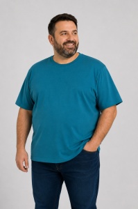 T.4501 PETROL , Tricou Barbati KNOX, EXTRA-LARGE