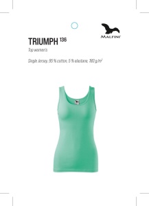 Top Dama MALFINI, Casual TRIUMPH 136 Mov-Violet - Img 3