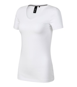 Tricou Dama Malfini ACTION V-Neck 701 Alb