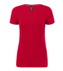 Tricou Dama Malfini ACTION V-Neck 701 Rosu - Img 3