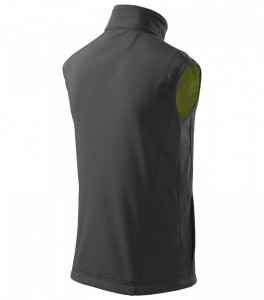 Vestă softshell pentru bărbaţi Malfini VISION 517 Gri Metalic - Img 2