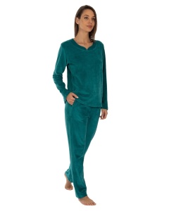 Ans.2019 Tropical GREEN, Compleu Dama KNOX pentru Casa, din Catifea