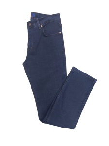 Blugi Barbati ARES, Bumbac Elasticizat, Comfort Fit, TR11-3 Bleumarin - Img 1