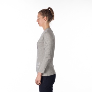 Bluza dama Sport Northfinder, din Bumbac cu Imprimeu, FAYE TR-4945SP Gri Melange - Img 2