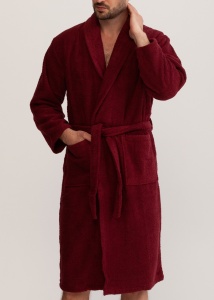 Halat de baie Barbati Soft&Seven by Sofiaman, din Prosop, B01-001 Bordo - Img 6