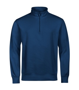 Hanorac Unisex MALFINI, Guler Inalt cu Fermoar, SUMMIT 429 ALBASTRU Cerneala
