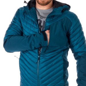 Jacheta matlasata de Barbati NORTHFINDER, combinatie cu softshell AZRAEL BU-5057SP Albastru - Img 7