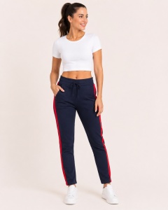 P.2269 BLEUMARIN & ROSU, Pantaloni Trening Dama KNOX, Tipar Conic