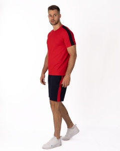 P.4066 Bleumarin-Rosu, Pantaloni scurti Barbati KNOX, tip Short - Img 2