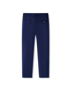 Pantaloni Barbati ARES, Bumbac Elasticizat, Slim Fit, Smart Casual GT300-13 BLEUMARIN INCHIS - Img 4