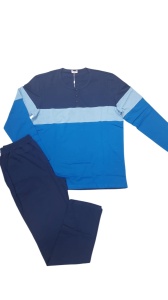 Pijama Barbati Soft&Seven by SOFIAMAN, Maneca Lunga, BASIC S31-097 Bleumarin - Img 2