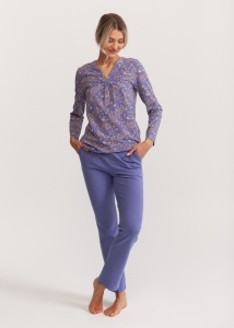 Pijama Dama Soft&Seven By Sofiaman, din Bumbac S21-096 CARMINA - Img 1