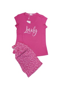 Pijama Dama Soft&Seven By Sofiaman, Maneca Scurt, MATHILDA S21-056 Siclam - Img 2