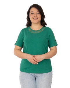 T.2979 VERDE, Tricou Dama Knox Marimi EXTRA LARGE