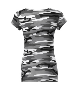 Tricou Dama Malfini CAMO PURE C22 Gri - Img 6