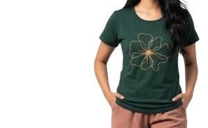 Tricou Dama TOROBISI TRICOTEX, cu Imprimeu, 1021 Verde Inchis