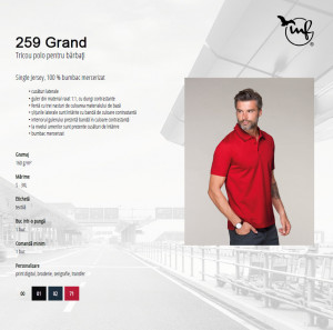 Tricou Polo Barbati Malfini, din Bumbac Mercerizat, GRAND 259 Alb - Img 5