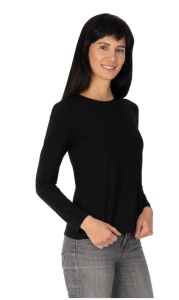 B.2401 Negru, Bluza dama Knox maneca lunga - Img 2