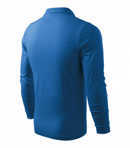 Bluza Barbati Malfini Polo SINGLE J. LS 211 Albastru - Img 6