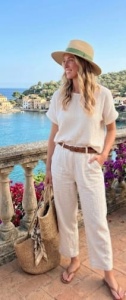 Bluza dama ANESIA din Muselina, Maneca Scurta, MELISA - Bej/Crem