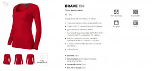 Bluza Dama Malfini BRAVE 156 Antracit - Img 4