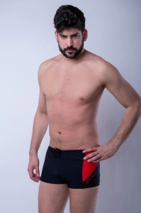 Boxer Baie Bărbătesc Mr.Big Model 902 - Negru - Img 1
