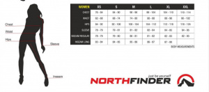Geaca Dama Northfinder de oras, Moderna Oversize, Hanna BU-6076SP Negru - Img 2
