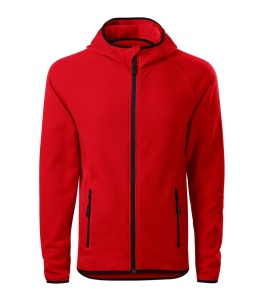 Hanorac Barbati Malfini, Micro-Fleece, Cu Gluga, DIRECT 417 Rosu - Img 5
