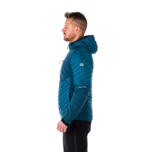 Jacheta matlasata de Barbati NORTHFINDER, combinatie cu softshell AZRAEL BU-5057SP Albastru - Img 5