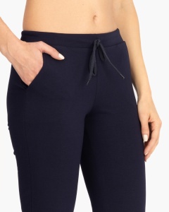 P.2023 Bleumarin, Pantaloni Dama Conic cu manseta - Img 3