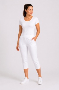 P.2247 ALB, Pantaloni Dama Casual KNOX 3/4