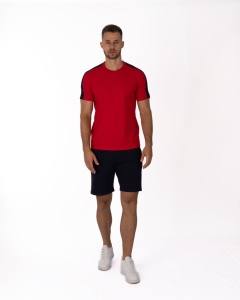 P.4066 Bleumarin-Rosu, Pantaloni scurti Barbati KNOX, tip Short - Img 3