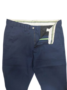 Pantaloni Barbati ARES, Bumbac Elasticizat, Reguar Fit, Smart Casual GT900-12 Bleumarin - Img 4