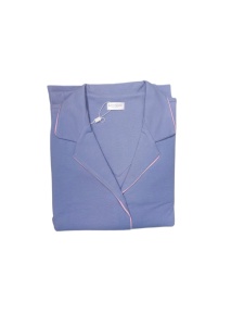 Pijama Dama Soft&Seven By Sofiaman, cu Nasturi, S21-186 BLEU - Img 2