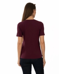 T.2501 PRUNA, Tricou Dama KNOX, Clasic - Img 5