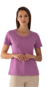 Tricou Dama KNOX, cu Dantela, T.2952 ZAMBILA