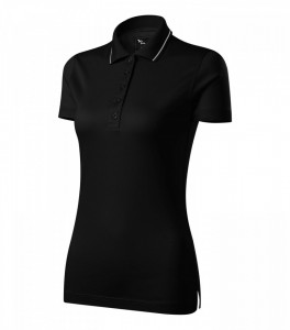 Tricou Polo Dama Malfini, din Bumbac Mercerizat, GRAND 269 Negru - Img 5
