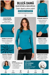 B.2401 Tropical, Bluza dama Knox maneca lunga - Img 2