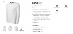Bluza Barbati Malfini BRAVE 155 Albastru Petrol - Img 3