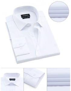 Camasa Barbati ARES, Semi Fit, Bumbac Easy Iron, 8003-1 ALB