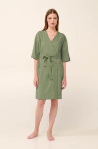 Capot Dama VAMP , Halat din Bumbac, 22256 Kaki - OLIVE