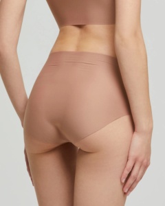 Chilot dama Pompea Midi, din Microfibra, SECOND SKIN Bronz - Img 5