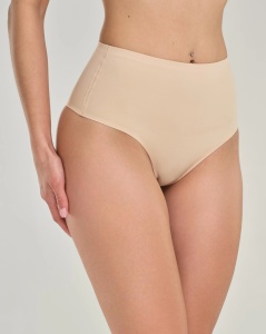 Chiloti Modelatori SPIMAN, Brazilian, din Microfibra Subtire, Talie Medie 3156 NUDO