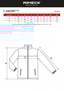 Jacheta Polar Barbati Malfini JACKET 501 Bleumarin - Img 6