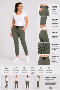 P.2242 OLIVE , Pantaloni Dama Knox Conic, (Primavara - Vara) - Img 2