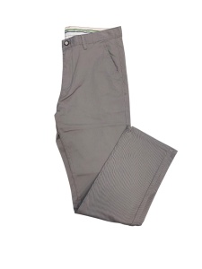 Pantaloni Barbati ARES, Bumbac Elasticizat, Reguar Fit, Smart Casual GT900-6 Gri Nisip - Img 2