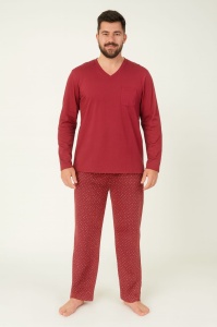 Pijama Barbati Soft&Seven by SOFIAMAN, Maneca Lunga, S31-005 VISINIU
